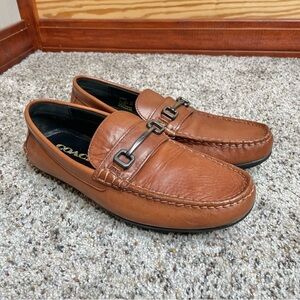 Coach Men’s Mott Varsity Drive Loafers Shoes Brown 7.5 FG1619 Designer Office